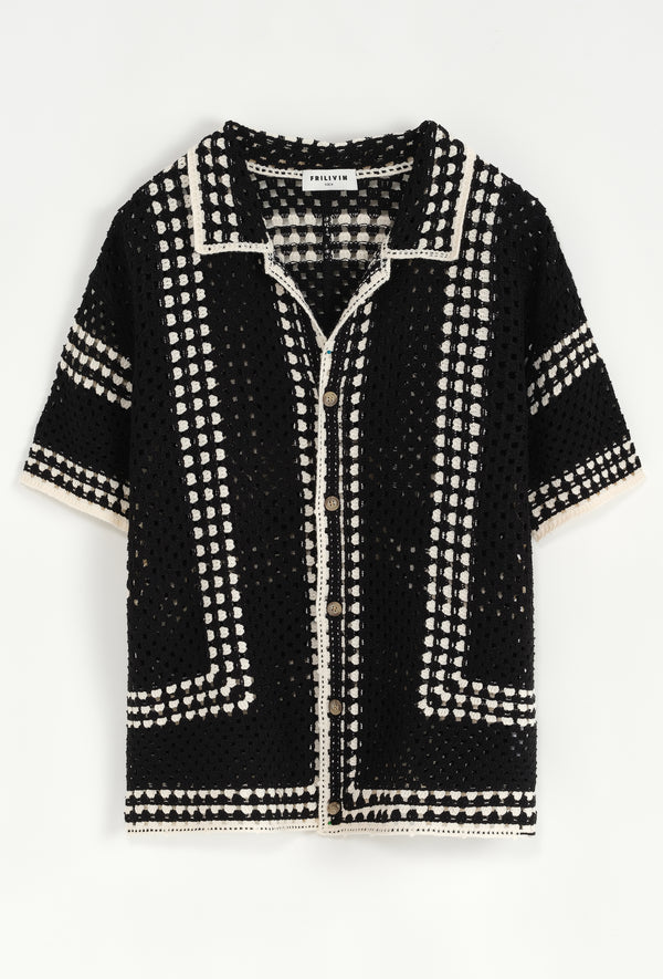 CHEMISE- MODÈLE PORTOFINO BLACK