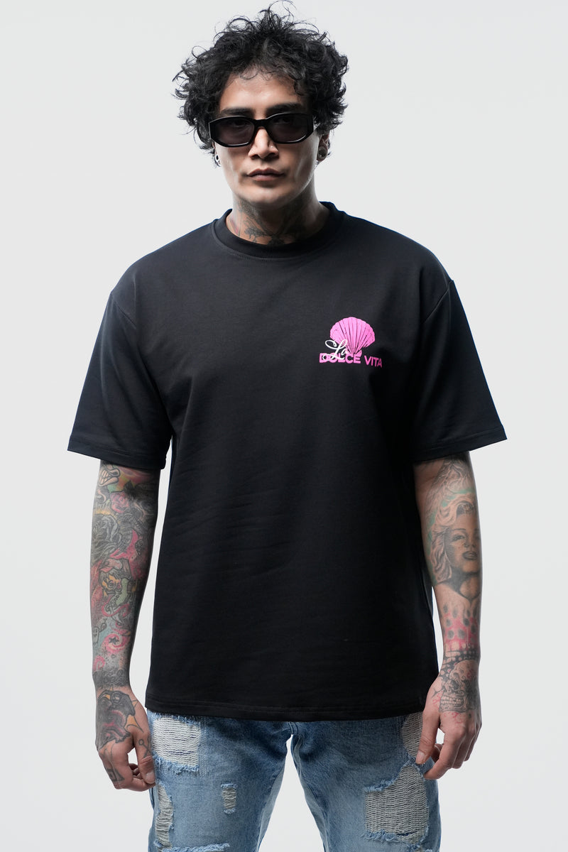 TEE SHIRT - MODELE COCKS BLACK
