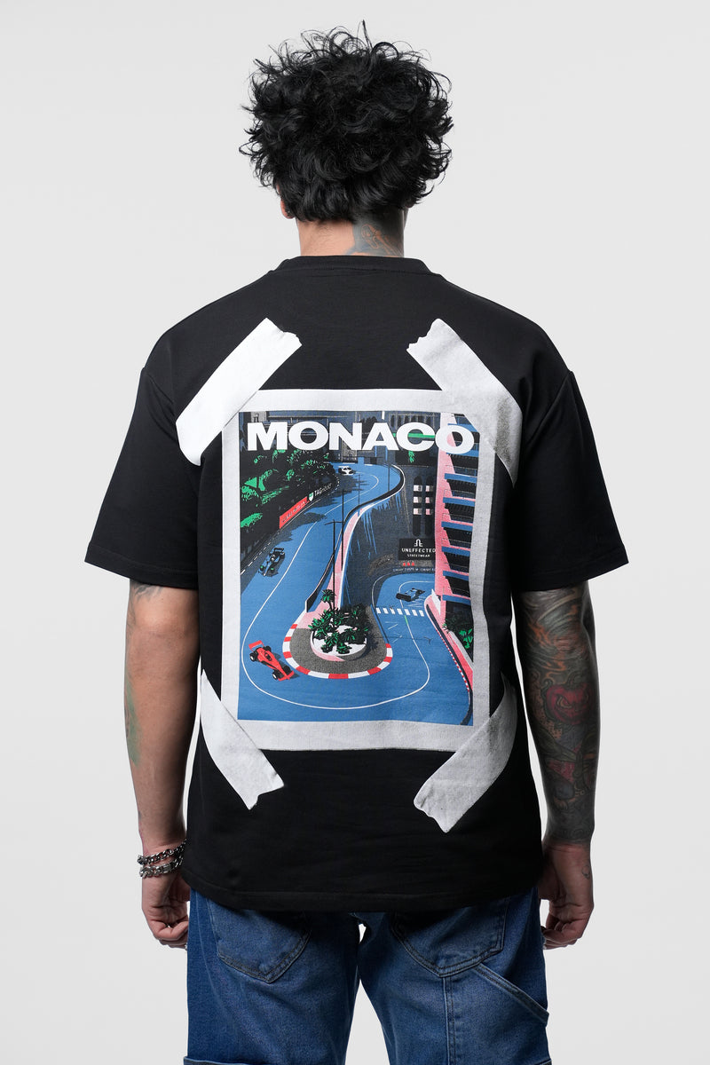 TEE SHIRT - MODELE MONACO GP NOIR