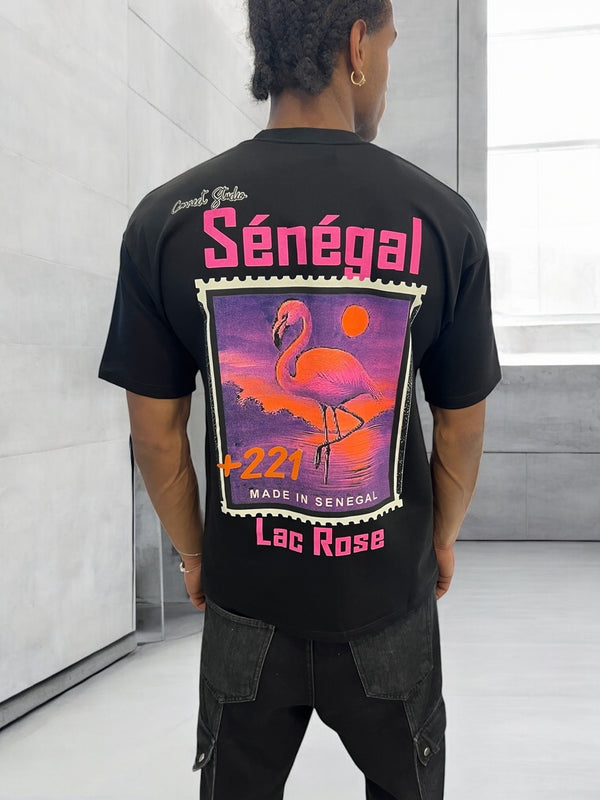 TEE SHIRT SENEGAL NOIR